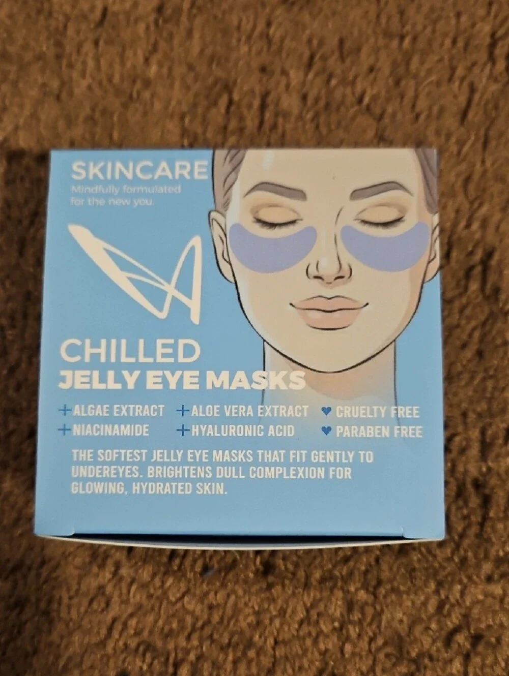 Skincare Jelly Eye Mask Trio - Rose, Chilled, Caffeine De-Puffing